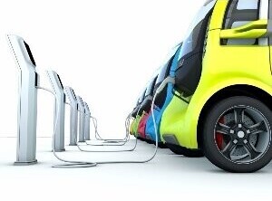 Colored charging electric cars